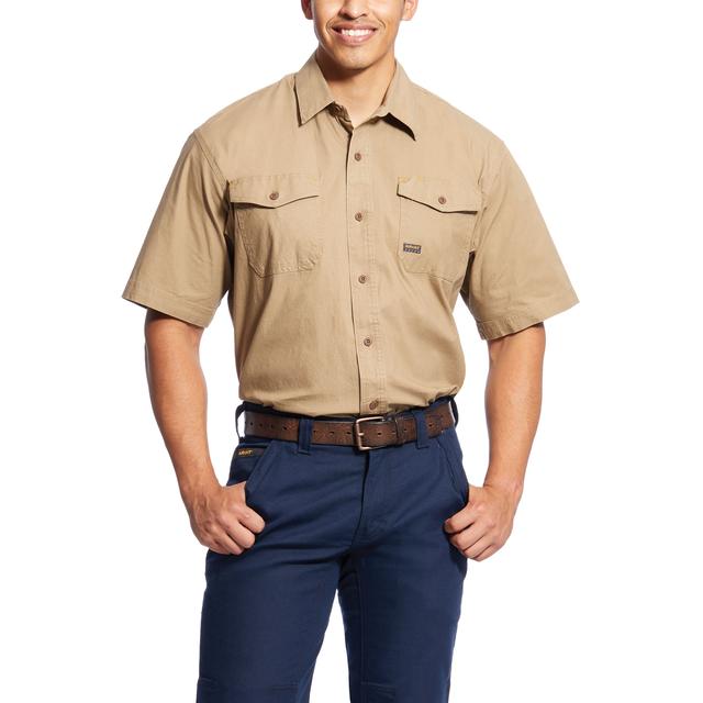 Ariat - Men's Rebar Made Tough DuraStretch Work Shirt in Durham NC