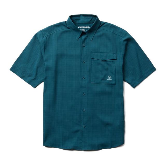 Wolverine - Men's Driver Short Sleeve LW Shirt Ink Blue