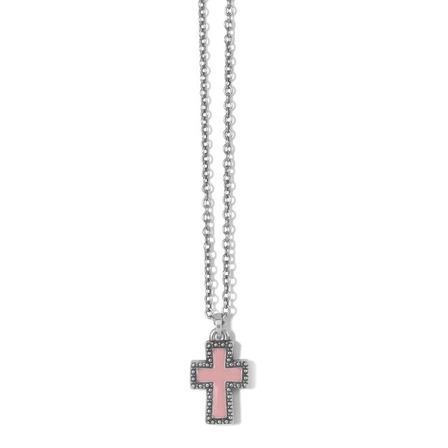 Brighton - Dazzling Cross Petite Necklace in Durham NC