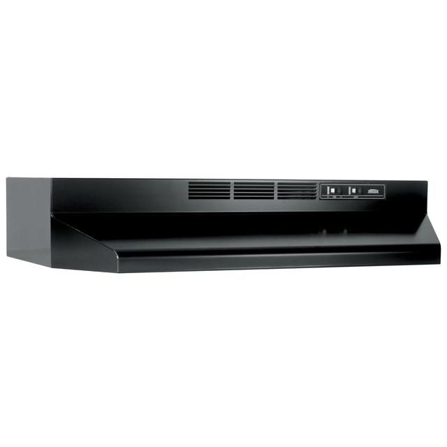 Broan-NuTone - 30-Inch Ductless Under-Cabinet Range Hood w/ Easy Install System, Black in East Brunswick NJ
