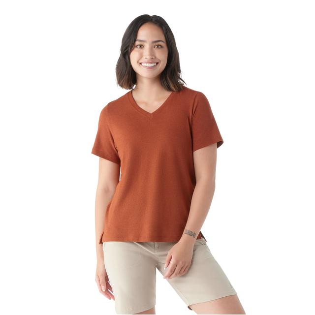 Smartwool - Women's Perfect V-Neck Short Sleeve Tee in Vidalia LA