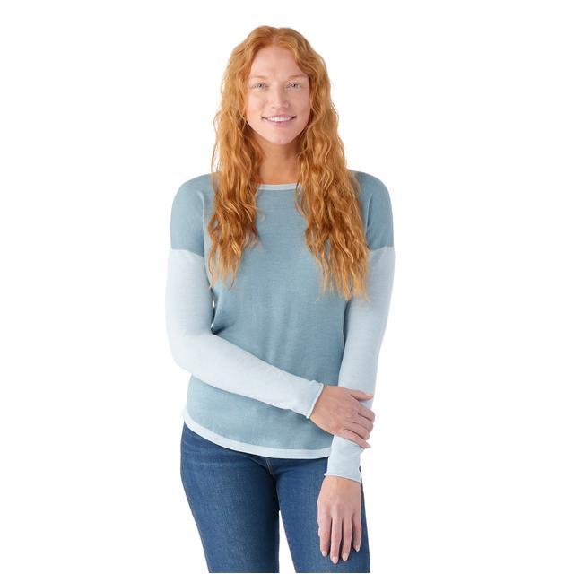 Smartwool - Women's Shadow Pine Colorblock Sweater in Steamboat Springs CO