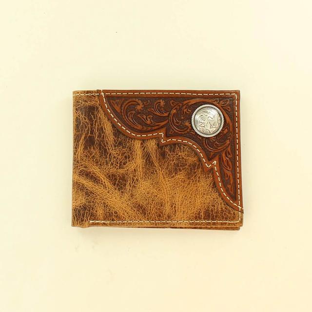 Ariat - Men's Filigree corner bifold wallet