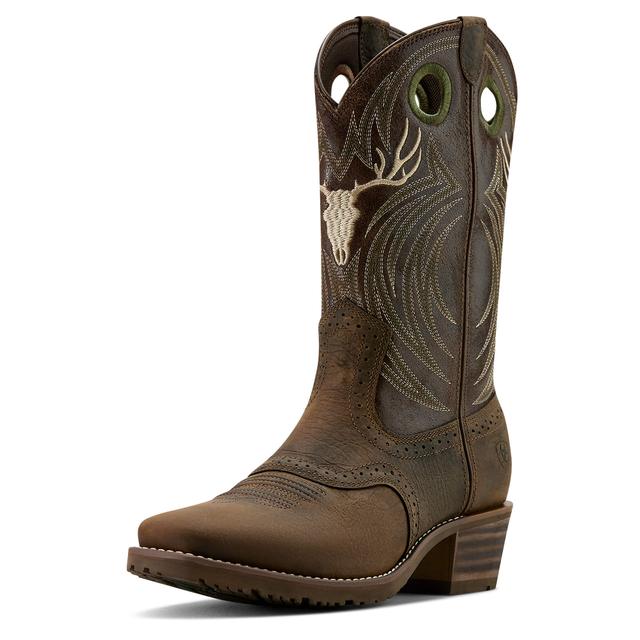 Ariat - Men's Hybrid Roughstock Antler Cowboy Boot