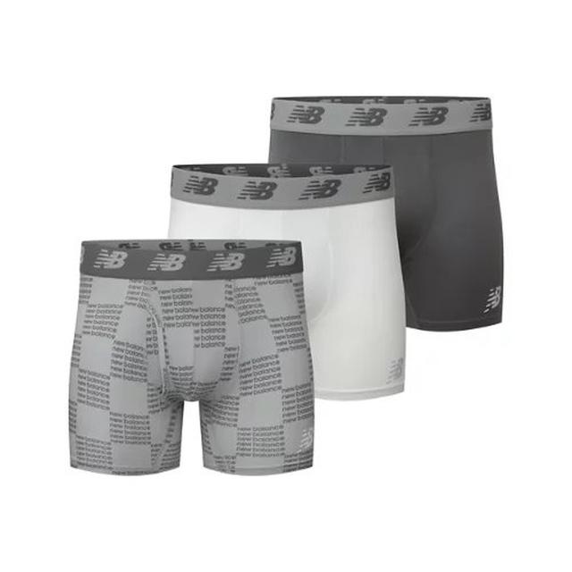 New Balance - Men's Mens Premium 6 Inch Boxer Brief with Fly 3 Pack in Durham NC