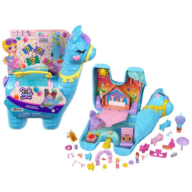 Mattel - Polly Pocket Pajama Party Llama Party Playset