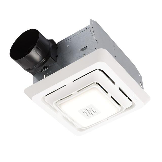 Broan-NuTone - Bluetooth Speaker Bath Exhaust Ventilation Fan w/ LED Light, 80 CFM in Robinson Township PA