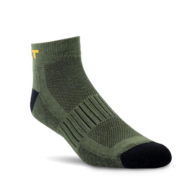 Ariat - Unisex High Performance Quarter Crew Tek Work Sock 3 Pair Pack