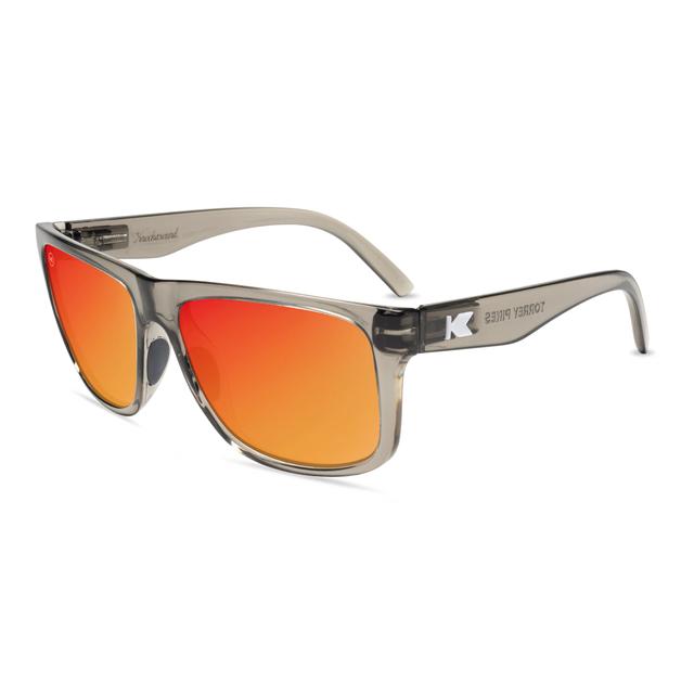 Knockaround - Torrey Pines Sport: Clear Grey / Red Sunset