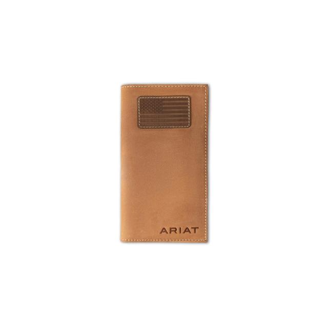 Ariat - Men's Bifold Wallet Flag Stitch