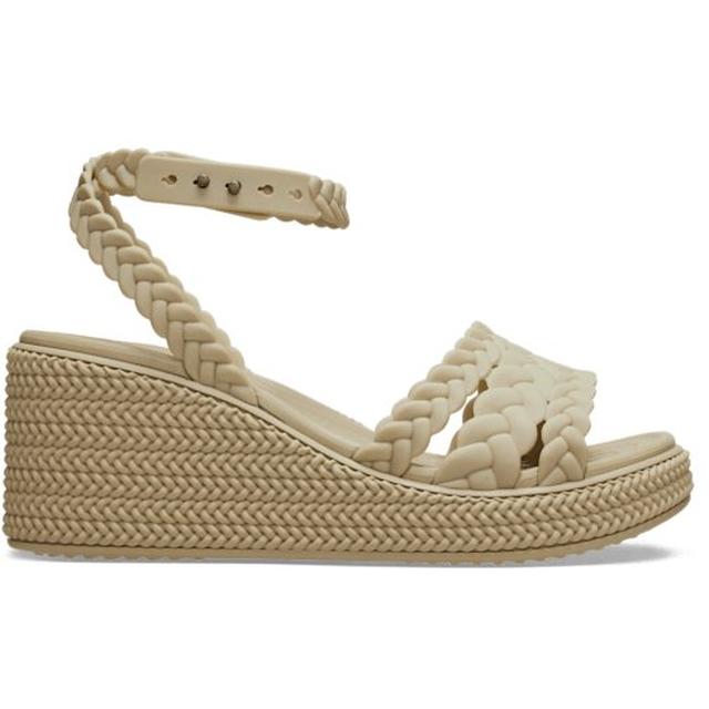 Crocs - Women's Brooklyn Woven Ankle Strap Wedge in Council Bluffs IA