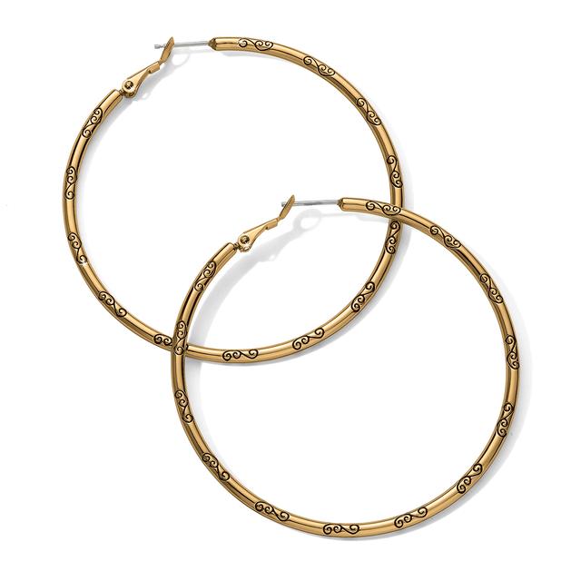 Brighton - Grande Hoop Charm Earrings