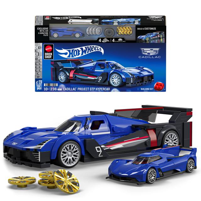 Mattel - Mattel Brick Shop Hot Wheels Cadillac Project Gtp Hypercar
