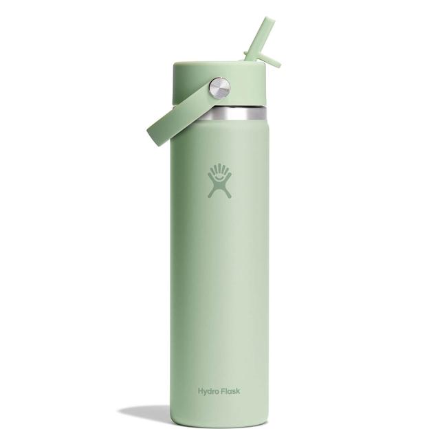 Hydro Flask - 24 oz Wide Mouth with Flex Straw Cap - Aloe