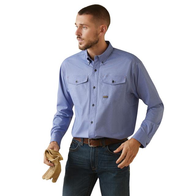 Ariat - Men's Rebar Made Tough VentTEK DuraStretch Work Shirt in Huntington Beach CA