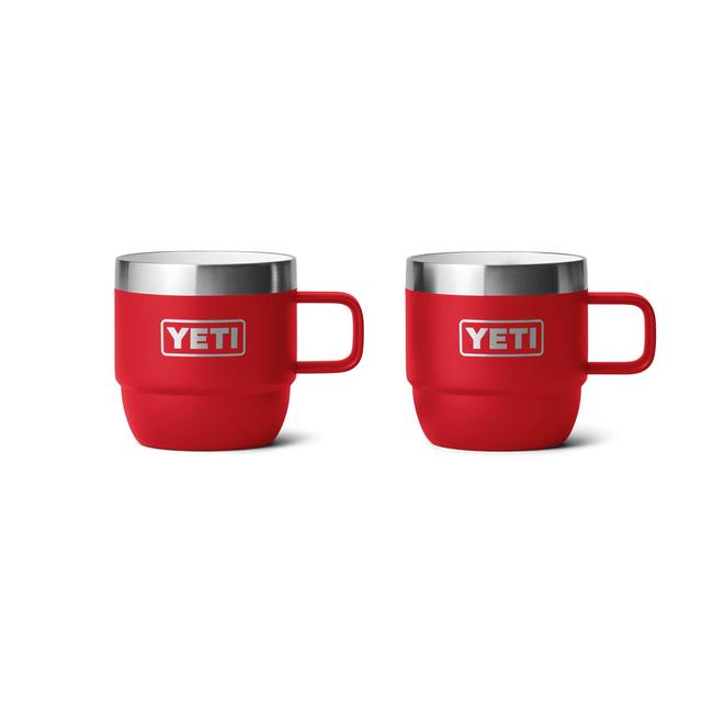 YETI - Rambler 6 oz Stackable Mugs Rescue Red