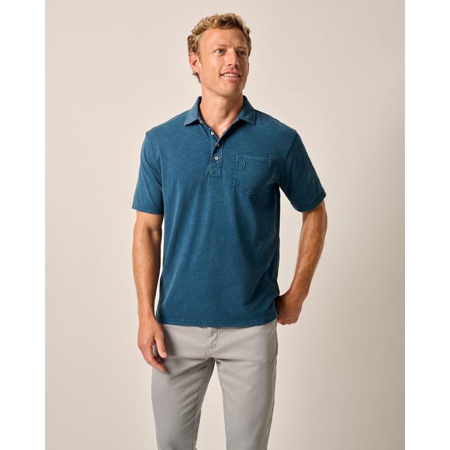 Johnnie-O - Mens Original 4-Button Polo - Coastal Wash (Pocket)