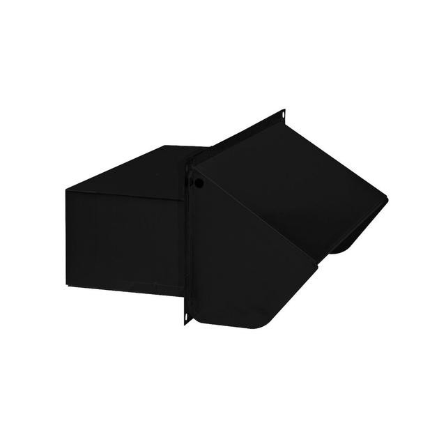 Broan-NuTone - Steel Wall Cap, 3-1/4-Inch x 10-Inch Duct, Black in Panama City Beach FL