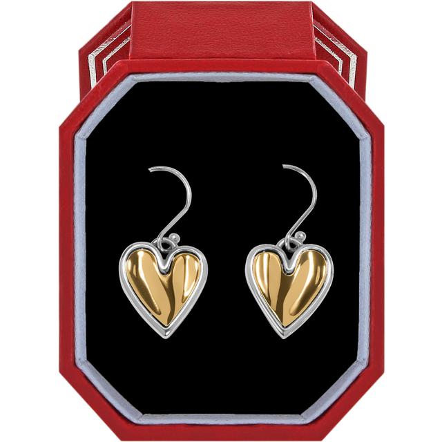 Brighton - Cascade Heart Reversible French Wire Earrings Gift Box