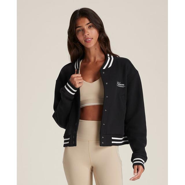 Wilson - Hudson Cropped Varsity Bomber