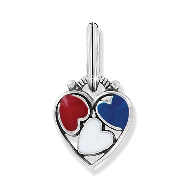 Brighton - Patriotic Heart Charm in Durham NC