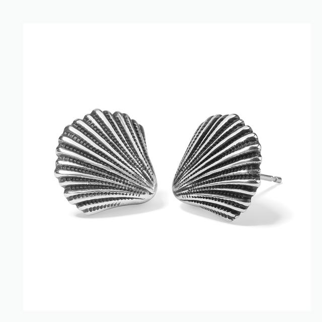 Brighton - Silver Shells Post Earrings in Turlock-CA