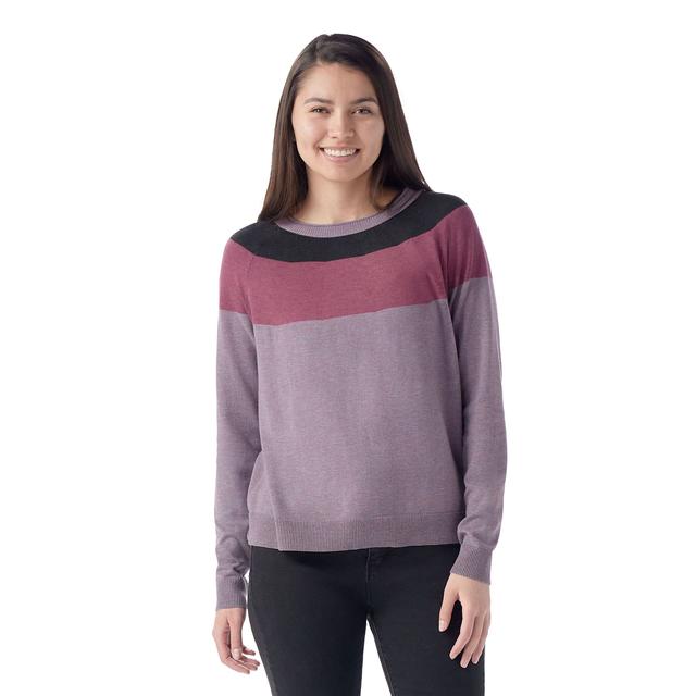 Smartwool - Women's Edgewood Colorblock Crew Sweater in Schererville IN