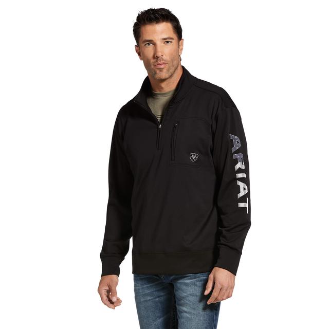 Ariat - Men's Team Logo 1/4 Zip Sweatshirt