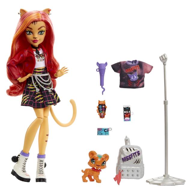 Mattel - Monster High Toralei Stripe Doll With Pet And Accessories