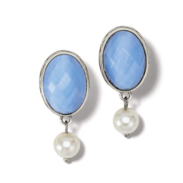 Brighton - Blue Moon Leverback Earrings in San Diego Texas