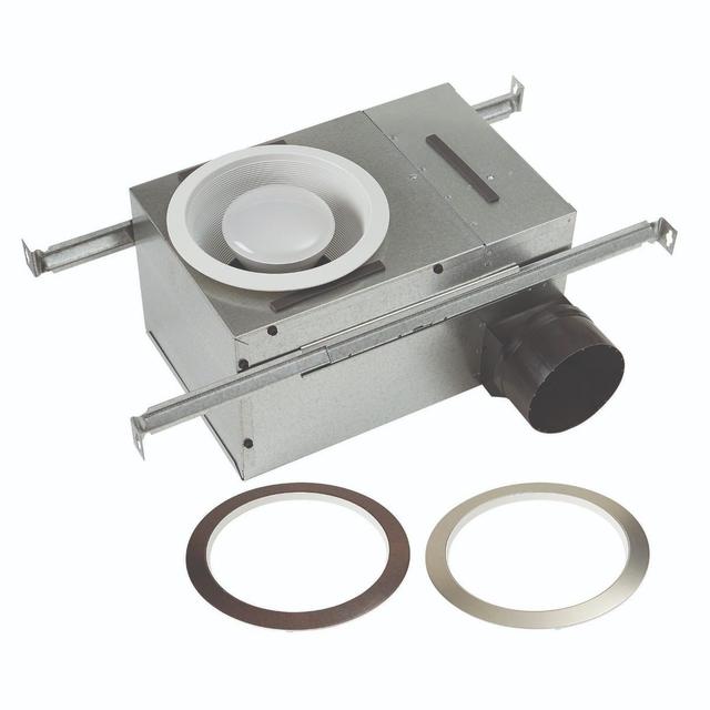 Broan-NuTone - Recessed 50-80 CFM Ventilation Fan with LED Light, 0.3-2.0 Sones; ENERGY STAR Certified