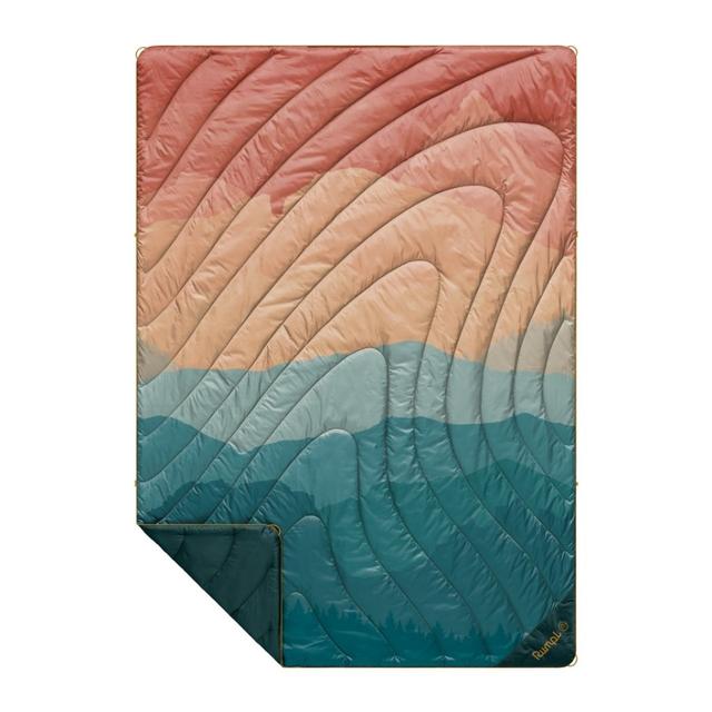 Rumpl - Original Puffy Blanket  -  Rocky Mountain Sunset Fade 