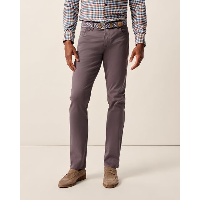 Johnnie-O - Mens Carmel Sateen 5-Pocket Pant