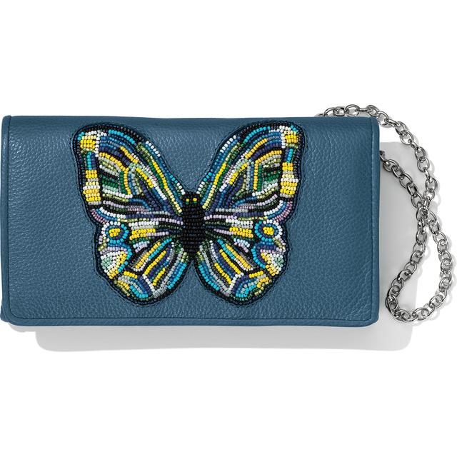 Brighton - Crystal Pond Beaded Wings Clutch Wallet in Concord NC