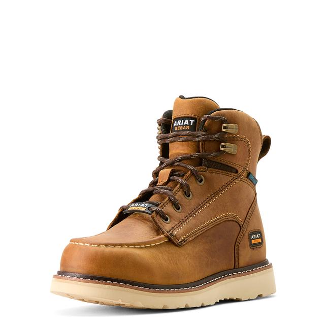 Ariat - Rebar Wedge Moc Toe Waterproof Work Boot in Durham NC