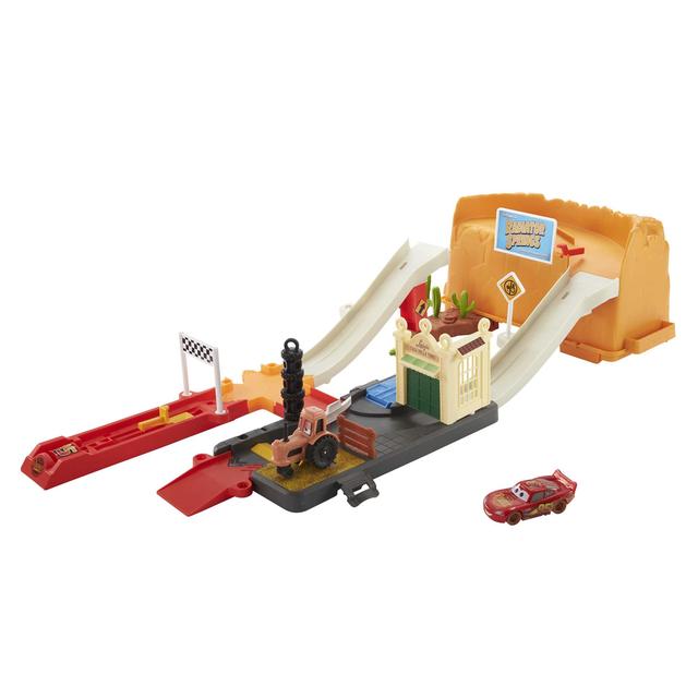 Mattel - Disney And Pixar Cars Race & Go Playset