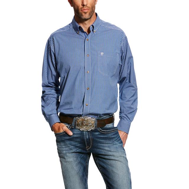 Ariat - Men's Eagan LS Perf Shirt in Pasadena CA