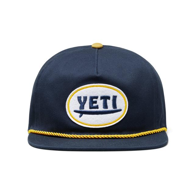 YETI - Big Wave Flat Brim Rope Hat - Navy in Durham NC