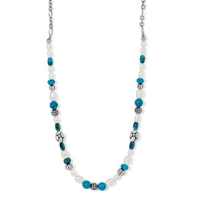 Brighton - Pebble Turquoise And Pearl Necklace in Alma MI