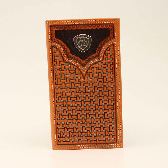 Ariat - Men's Lattice embossed rodeo wallet in Pasadena CA