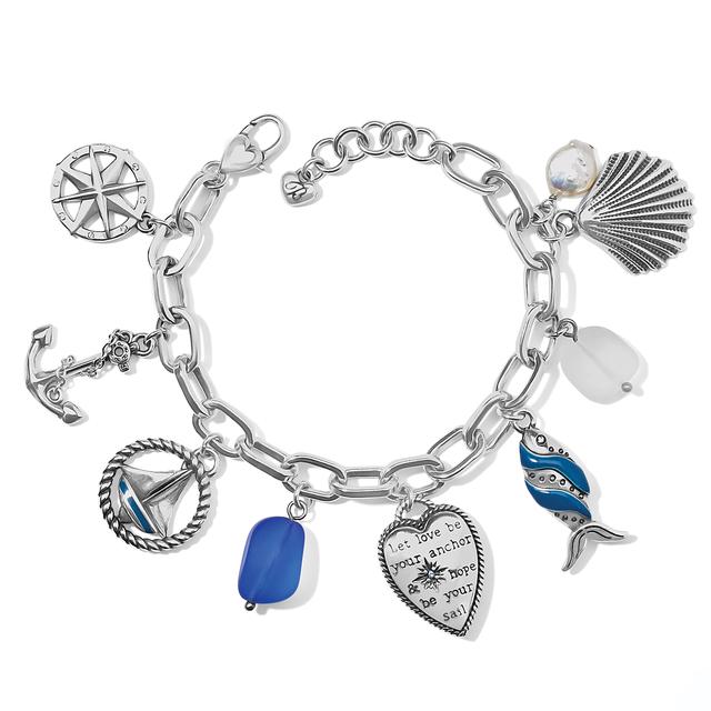 Brighton - Anchor And Soul Charm Bracelet in Malvern-AR