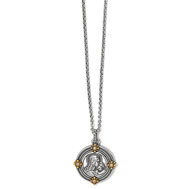 Brighton - Madonna And Child Two Tone Necklace