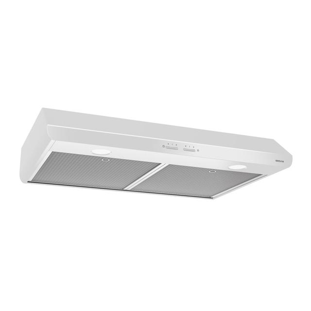 Broan-NuTone - 30-Inch 300 Max Blower CFM 5.0 Sones White Range Hood in Taylorsville NC