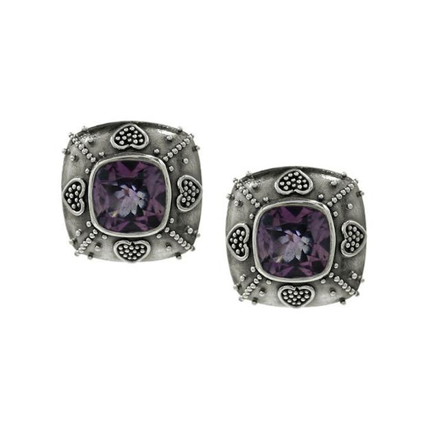 Brighton - Java Amethyst Post Earrings in San Diego Texas