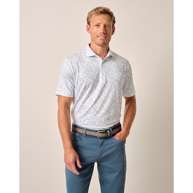 Johnnie-O - Mens West Texas Printed Featherweight Performance Polo in South Sioux City NE