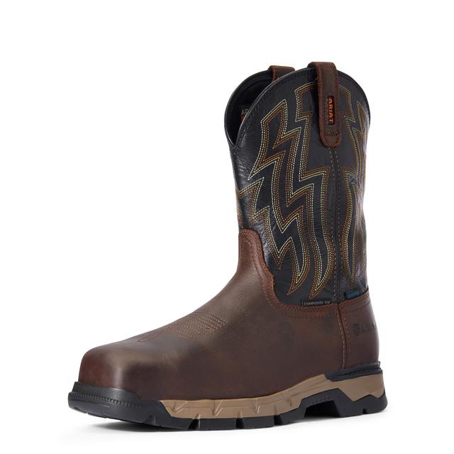 Ariat - Men's Rebar Flex Western Waterproof Composite Toe Work Boot in Mishawaka IN