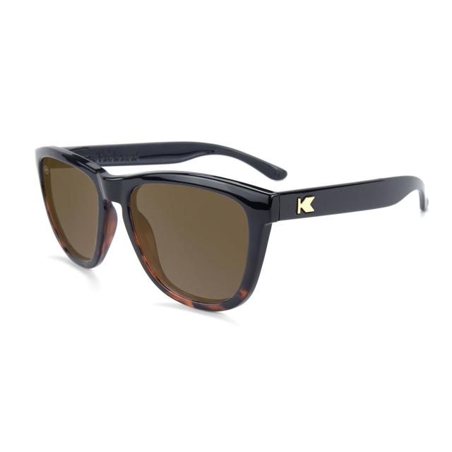 Knockaround - Premiums: Glossy Black and Tortoise Shell Fade / Amber in Rancho Cucamonga CA