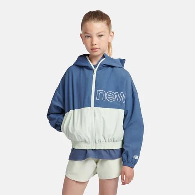 New Balance - Kids' Athletics Woven Mesh Lined Wind Cheater Jacket