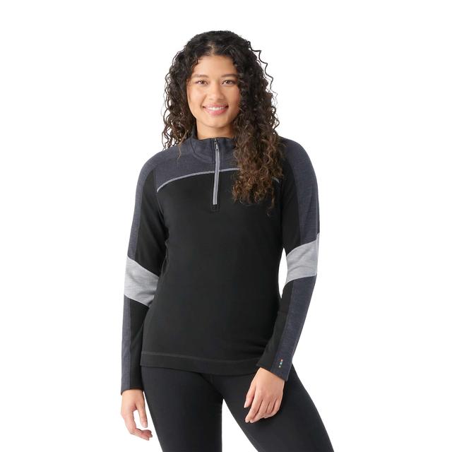 Smartwool - Women's Classic Thermal Merino Base Layer Colorblock 1/4 Zip in Huntington Beach CA