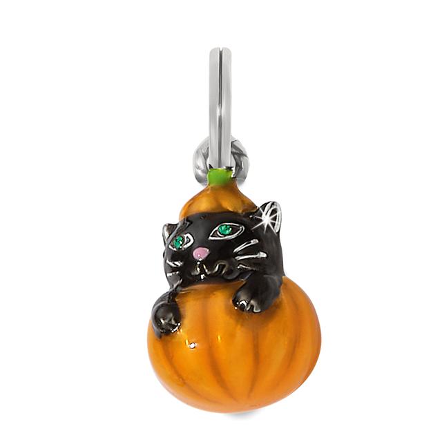 Brighton - Purrfect Pumpkin Charm in Cisco TX